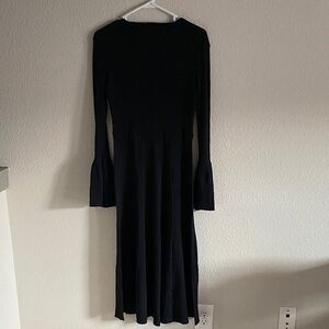 Who What Wear Black Long Sleeve Dress